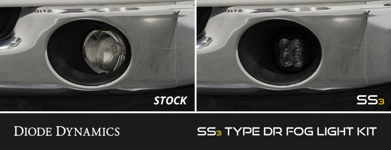 Dodge Ram 3500 Fog Lights - Diode Dynamics - SS3 Type DR - Yellow - `02-`08